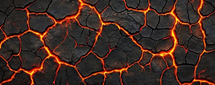 Lava texture fire background rock volcano magma molten hell hot flow flame pattern seamless. Earth lava crack volcanic texture ground fire burn explosion stone liquid black red inferno planet relief