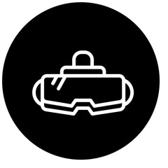 Vector Design Vr Glasses Icon Style