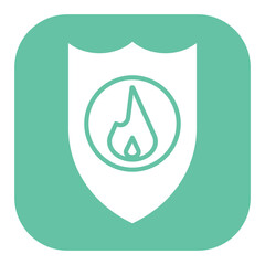 Firefighter Badge Icon