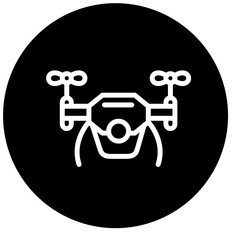 Vector Design Drone Icon Style