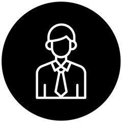 Vector Design Employee Icon Style