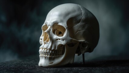 Obraz premium Model of a human skull