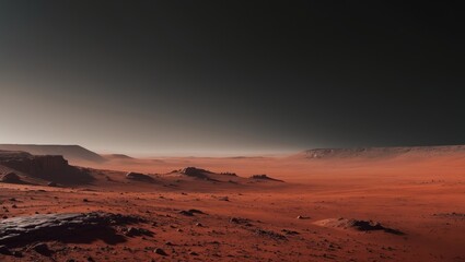 Artificially Created Image of Mars