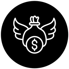Financial Freedom Vector Design Icon Style