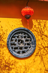Close up of Ancient Temples and Plum Blossoms in Zhejiang Province, China on January 23, 2025