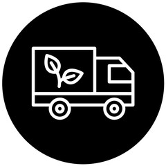 Green Transportation Vector Design Icon Style