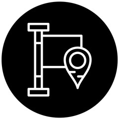 Checkpoint Vector Design Icon Style