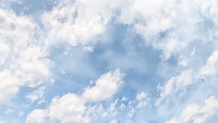 Obraz premium clouds The beautiful blue sky. Background. The sky. Shape the clouds beautiful