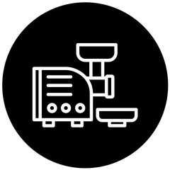 Fototapeta premium Vector Design Meat Grinder Icon Style