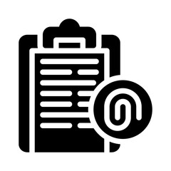 attachment glyph icon