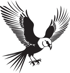 Obraz premium Cute Watercolor Bird Clipart | Hand-Painted Nature Illustration