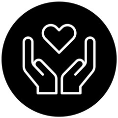 Vector Design In Love Icon Style