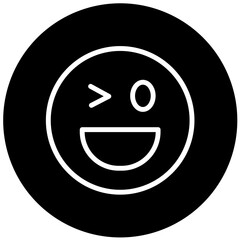 Naklejka premium Vector Design Naughty Icon Style