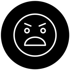 Vector Design Yelling Icon Style