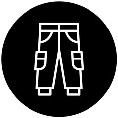 Vector Design Pants Icon Style