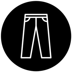 Vector Design Trousers Icon Style