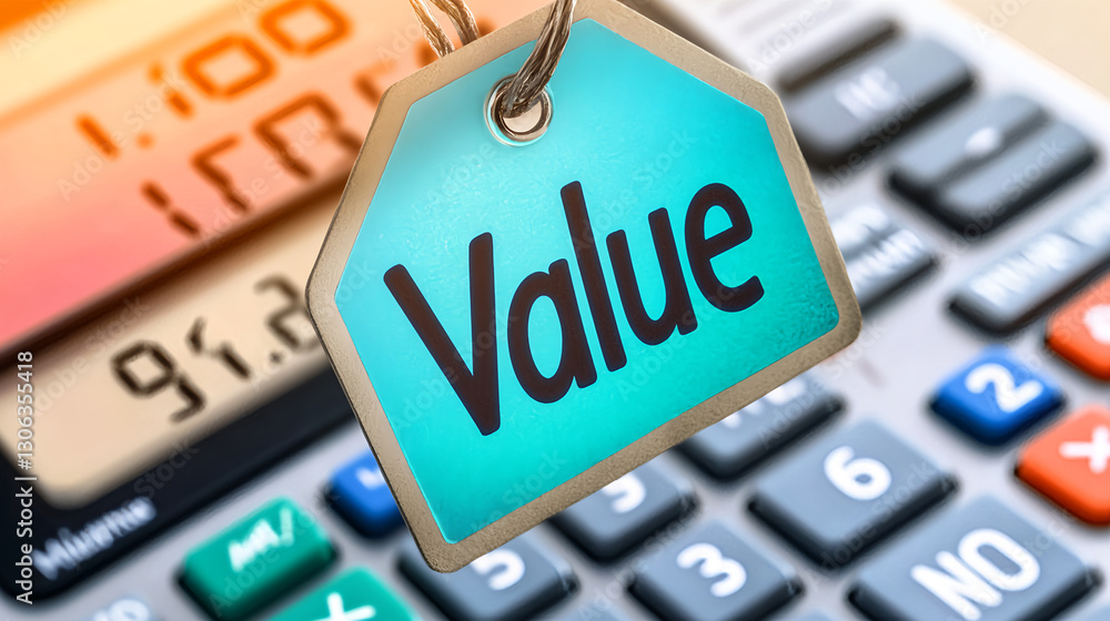 Poster calculating value for business growth understanding financial metrics in corporate settings