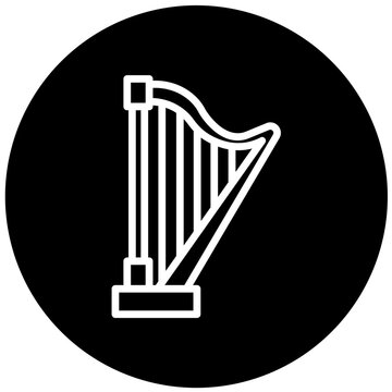 recommend clip art: Vector Design Harp Icon Style