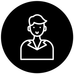 Vector Design Customer Male Icon Style
