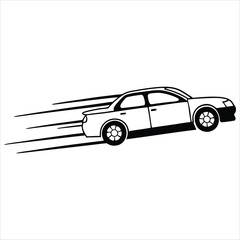 vector illustration of a car - AI Generator 