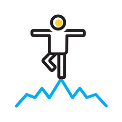 Vector multi color icon for Consistency