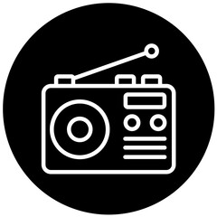 Vector Design Radio Icon Style
