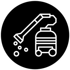 Vector Design Vacuum Cleaner Icon Style