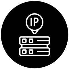 Vector Design IP Address Icon Style