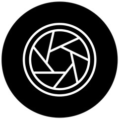 Vector Design Camera Exposure Icon Style