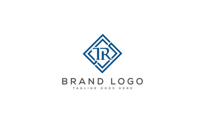 Naklejka premium Creative TR logo for Branding and Startups.