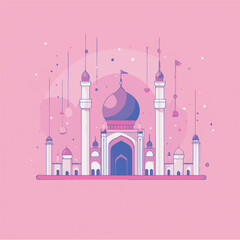 Islam mosque vector