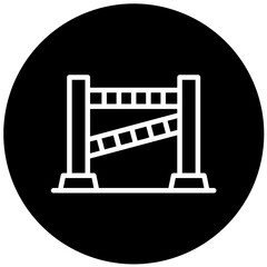 Vector Design Police Line Icon Style