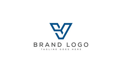 letter SV logo design vector template design for brand.