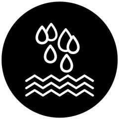 Vector Design Water Drops Icon Style