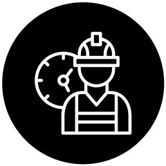 Vector Design Working Hours Icon Style