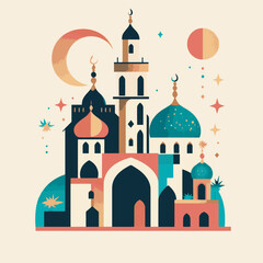 Islam mosque vector