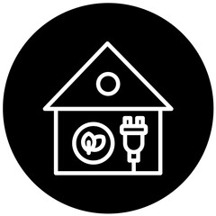 Vector Design Eco House Icon Style