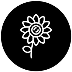 Vector Design Flower Icon Style