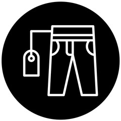 Vector Design Pant Sale Icon Style