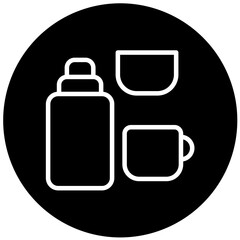 Vector Design Thermos Icon Style