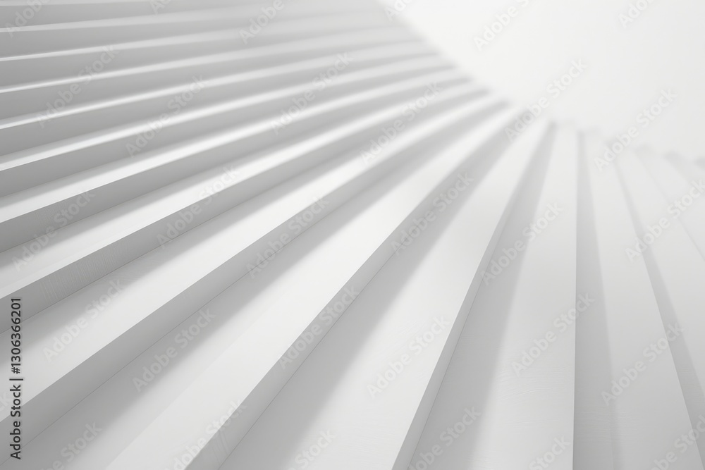 Poster minimalist white diagonal lines on a light grey background. abstract geometric design. background im