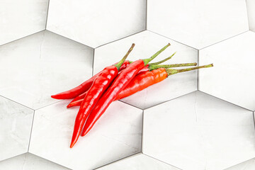 Hot and spicy chili pepper