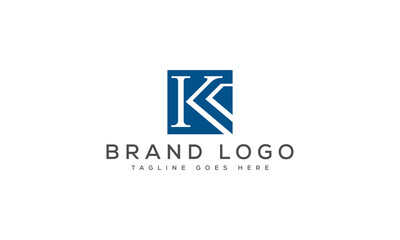 letter KC logo design vector template design for brand.