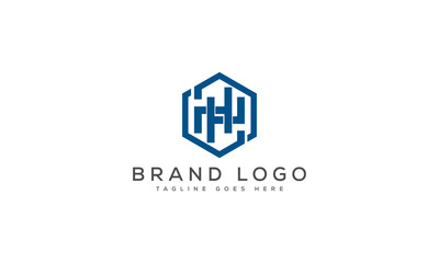 letter HH logo design vector template design for brand.