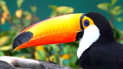 Beautiful Bird with Large beak