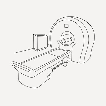 MRI Scanner clip art preview