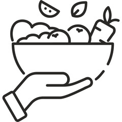 Fresh Meal Delivery Icon