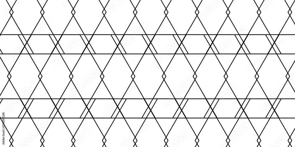 Aufkleber modern zigzag pattern, repeating geometric background with linear grid. seamless traditional japanes