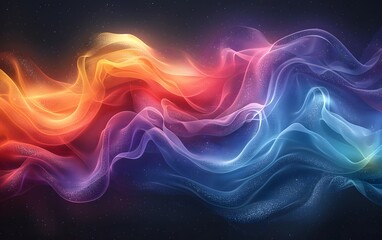 Obraz premium abstract background with glowing lines
