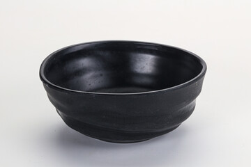 Empty clean color bowl dishware